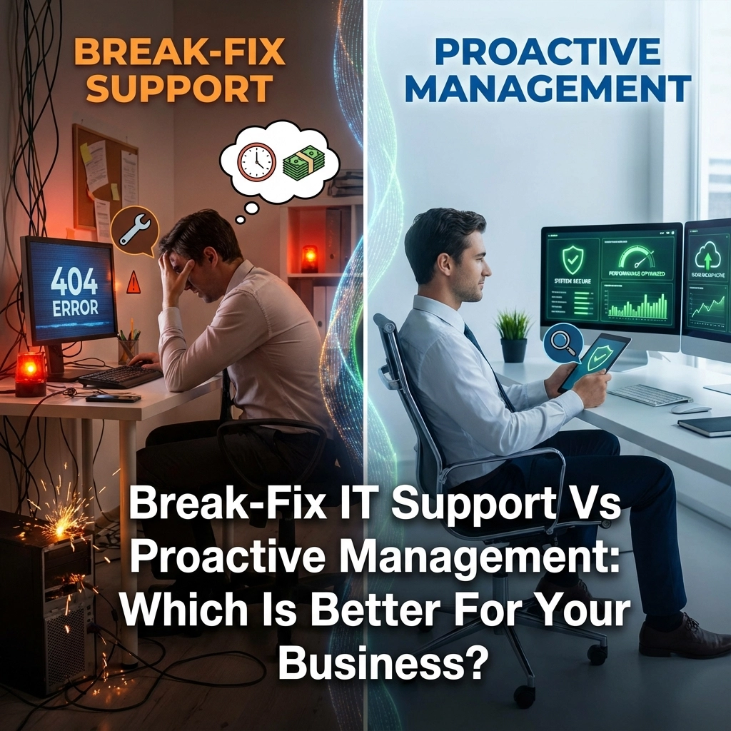 Break-Fix IT Support Vs Proactive Management: Which Is Better For Your Business?