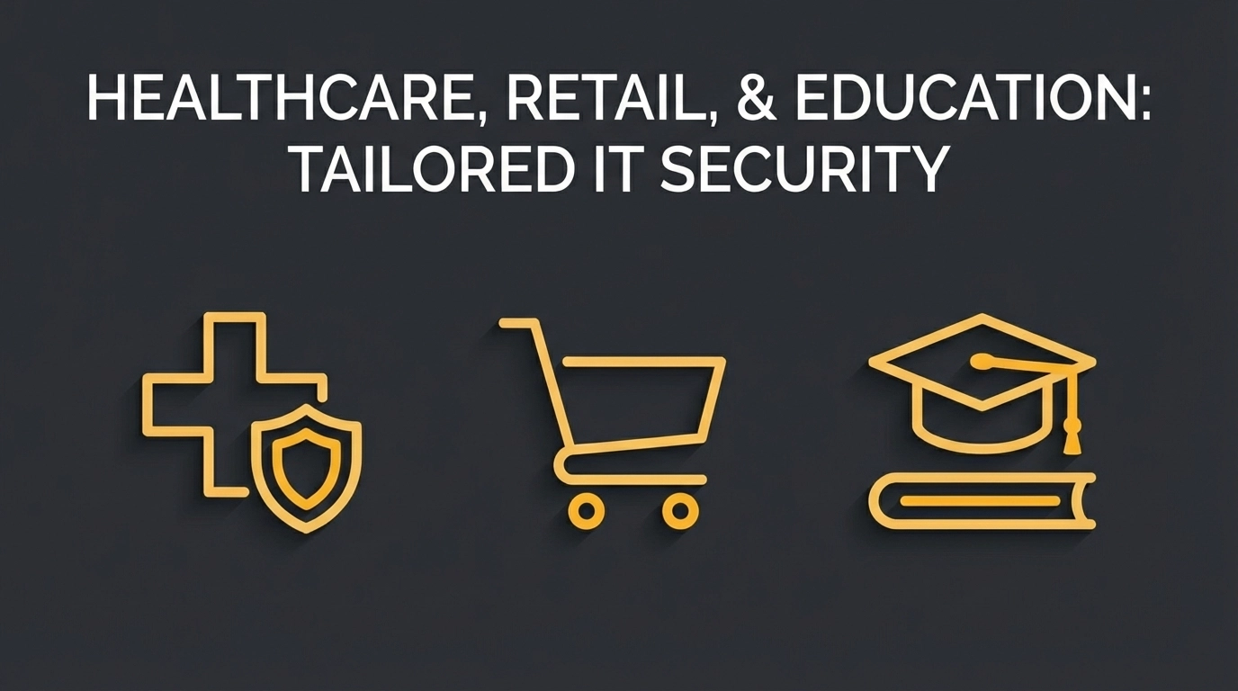 Managed IT Support & Security: Tailored Approaches for Healthcare, Retail, and Education